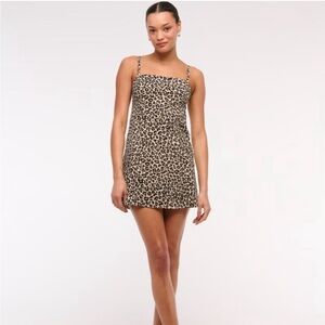 Abercrombie and Fitch - Leopard Stretch Skort Mini Dress